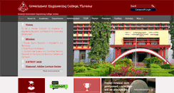 Desktop Screenshot of gectcr.ac.in
